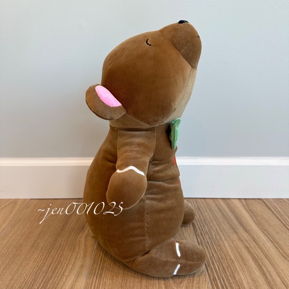 Gingerbread Bear Weighted Plush Throw Pillow - Pillowfort - Picture 6 of 11